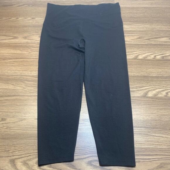 Women's Spanx Active 7/8 Black Legging Booty Boost Collection Size 2X - Picture 1 of 6